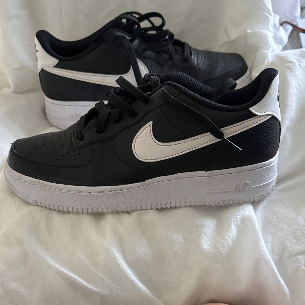 Nike Air Force 1 Black and White Shoes